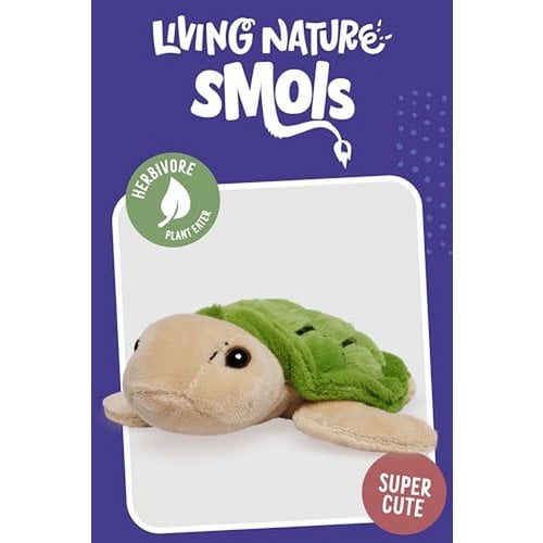 Living Nature peluche tortue SMOLS peluche écologique