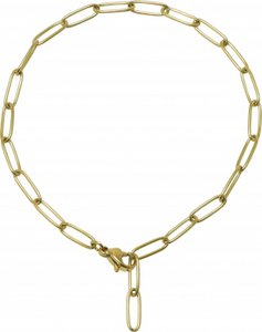 Armband Cosmopolitan 20cm edelstaal goud