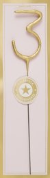 3 gold Goldstück rosa Wondercandle® classic