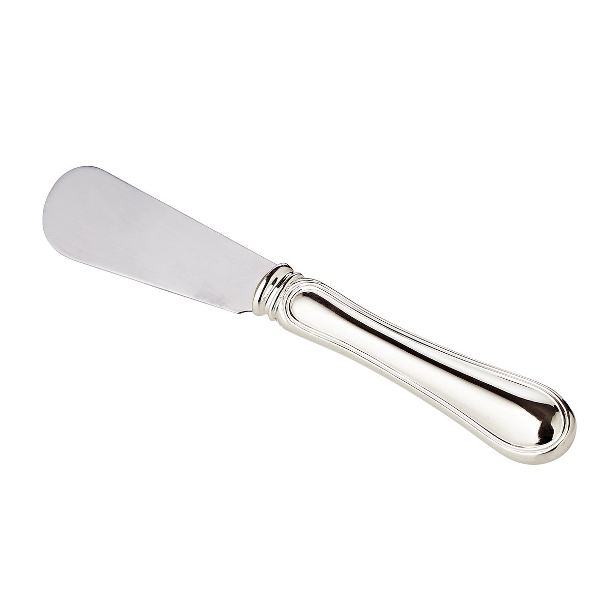 Nóż do masła EDZARD, klasyczny design, elegancki posrebrzany, długość 15 cm