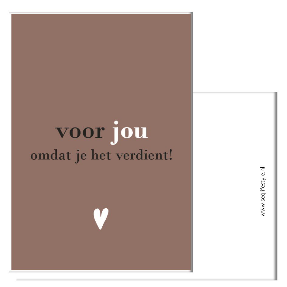 Geschenkkarte - für Sie