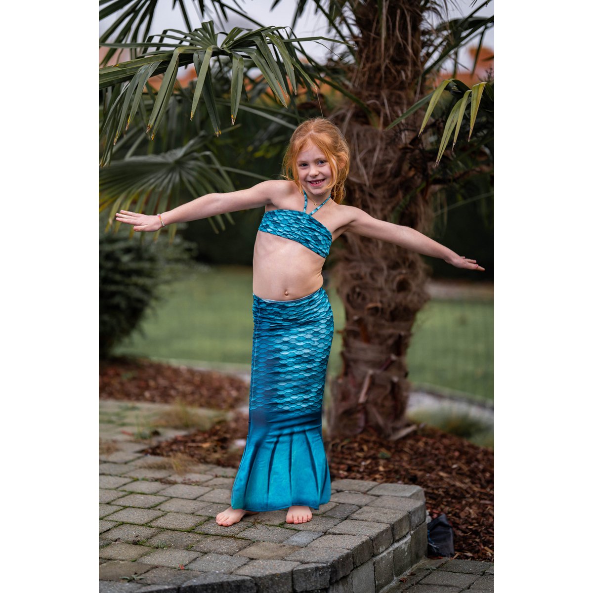 Kuaki Mermaids – Kleinkind-Set Türkis – XS – 6 Jahre