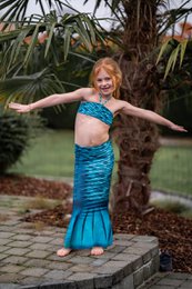Kuaki Mermaids – Kleinkind-Set Türkis – XS – 6 Jahre