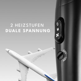 LEBENLANG travel hairdryer foldable small - dual voltage & includes travel bag with styling nozzle I travel hairdryer quiet strong I small mini hairdryer hair dryer hairdryer hairdryer travel hairdryer travel hairdryer