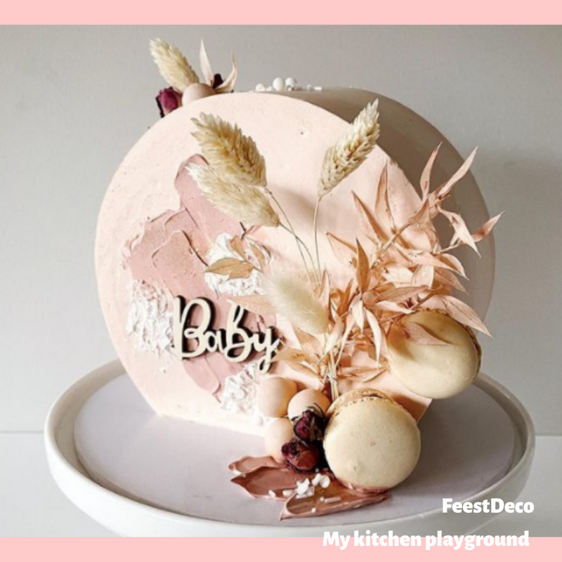 Confettis en bois - Bébé - 18 pièces