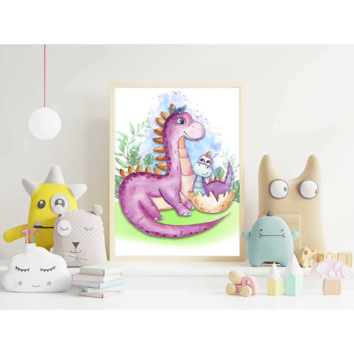 Pósteres de dinosaurios x juego de 3