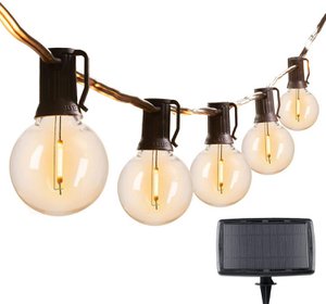 7.5 meter SOLAR light cord with 25 LED lamps