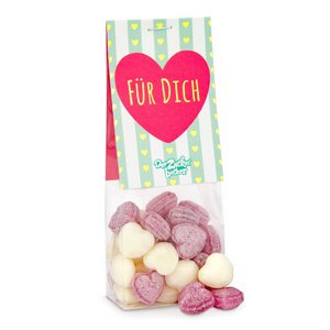 Snack bag for you candy heart vegan gift