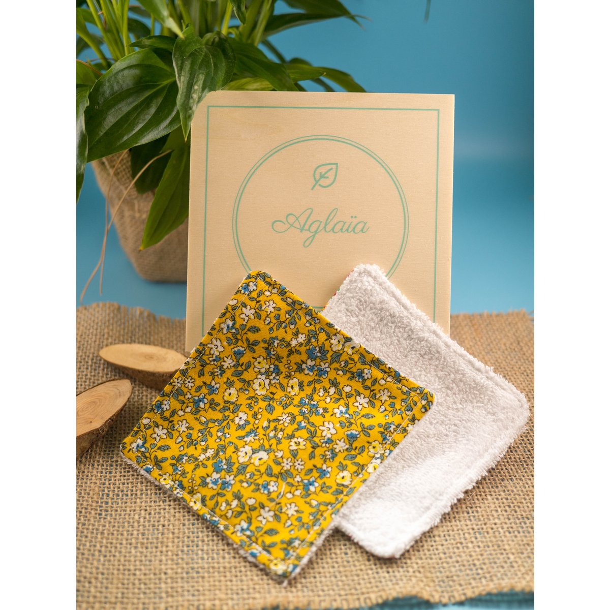 Box lingettes démaquillantes lavables - Semainier de 7 lingettes