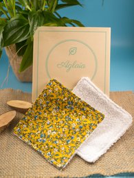 Box lingettes démaquillantes lavables - Semainier de 7 lingettes