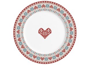 Porzellan großer Teller Hygge Holidays 23 cm Isabelle Rose