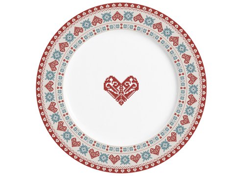 Porzellan großer Teller Hygge Holidays 23 cm Isabelle Rose
