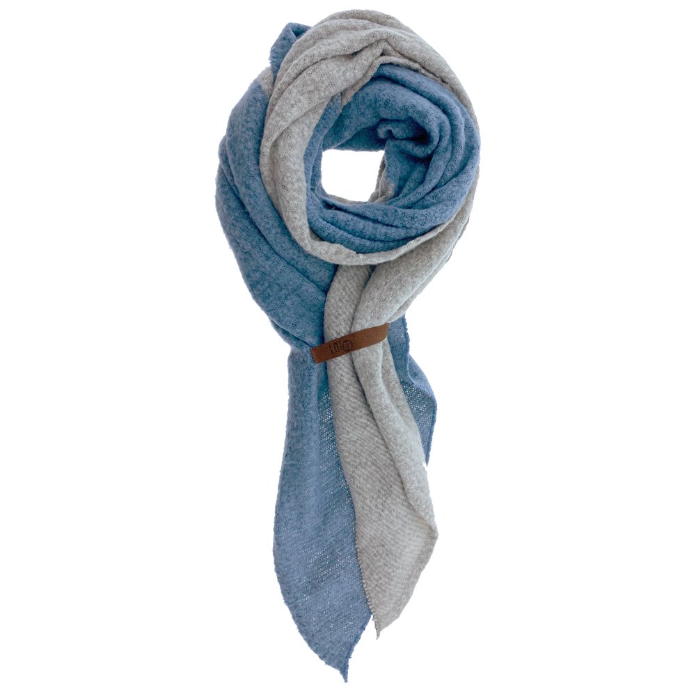 Scarf Fem Twin - Blue Gray