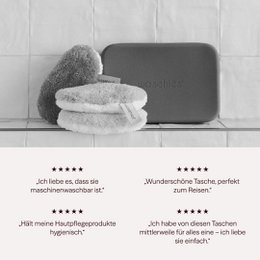Borsa cosmetica riutilizzabile