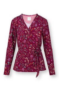 Teagan Vest Long Sleeve Flora Bangalore Dark Pink M