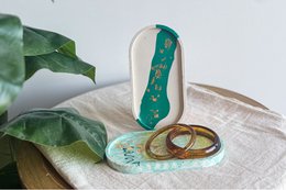 DIY-Paket Gießharzschale Grün
