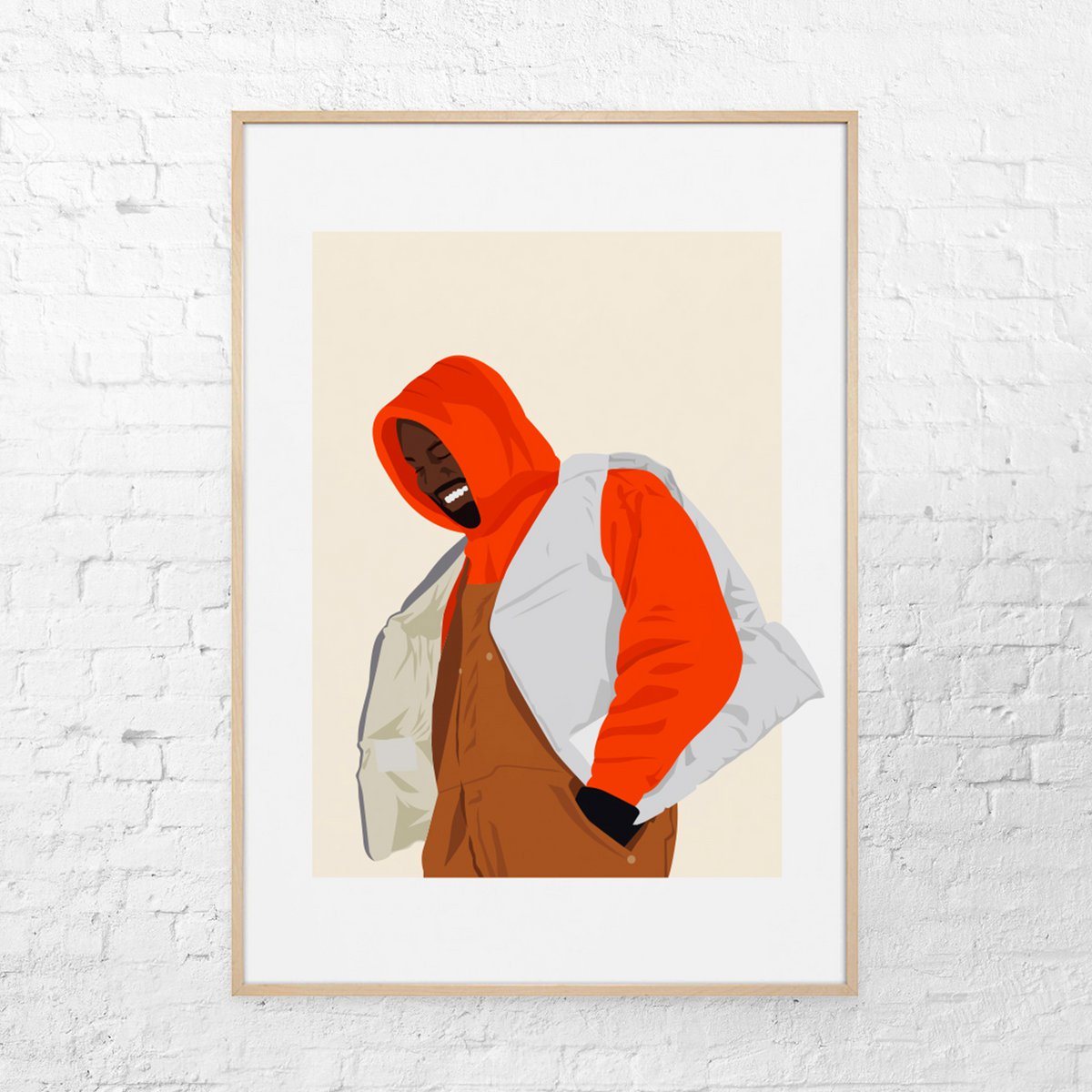 Poster "Kanye West" - A4 & 30x40cm - Art print