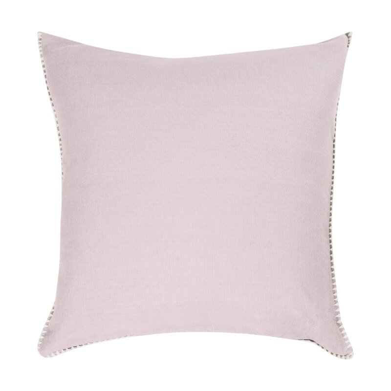Cushion cover with stitch - Nature - 50cm x 50cm - linen