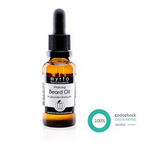 myrto Vitalizing Beard Oil - organic beard oil for healthy beard growth