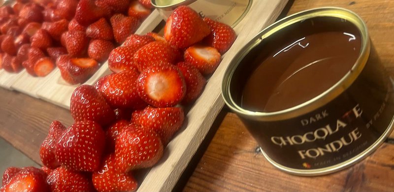 Schokoladenfondue dunkel