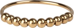 R1062 Classic Anxiety Fidget Ring 10 Bolde Guldfarvet