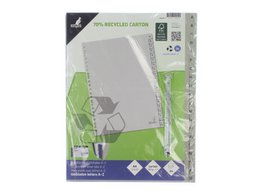 ECO tab Kangaro A4 letters 180gr gray cardboard 23r 20pcs FSC