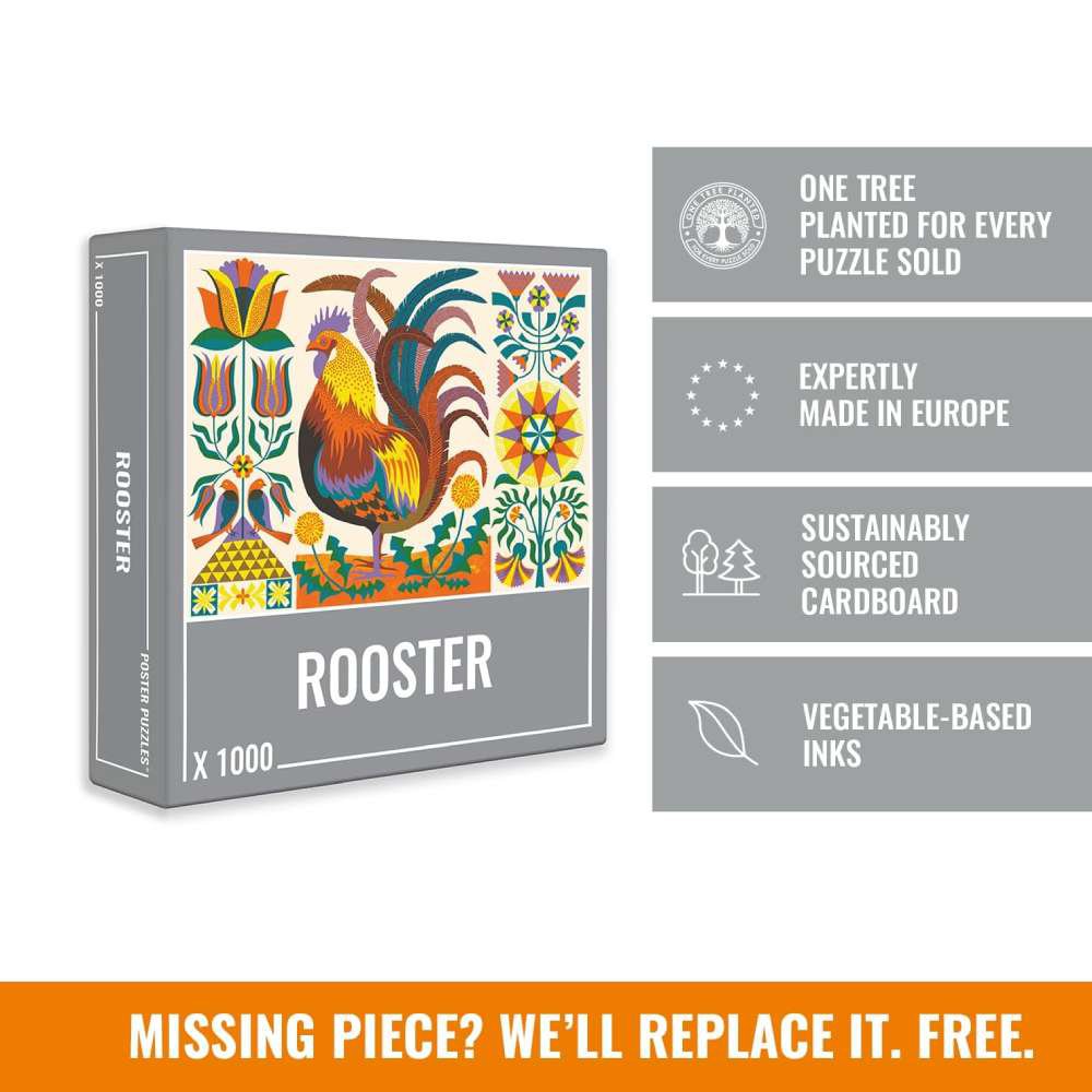 Rooster Jigsaw Puzzle (1000 pieces)