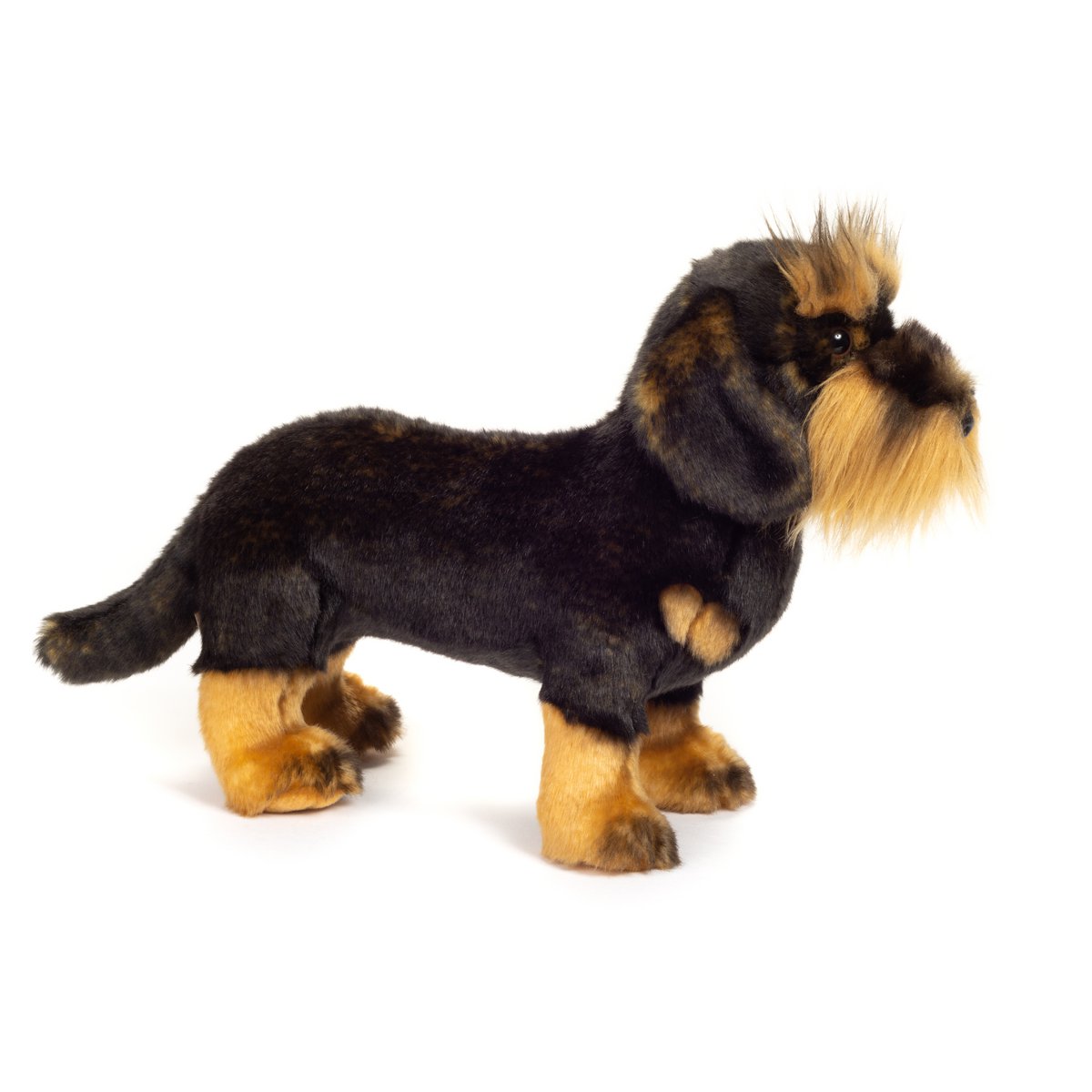 Rauhaardackel stehend 28 cm - Plüschtier - Stofftier