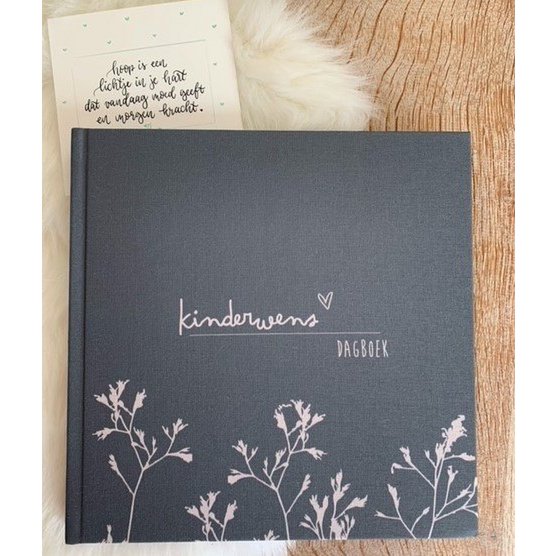 Kinderwens boek | IVF dagboek - linnen cover