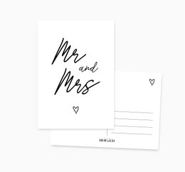 Cartolina A6 || Signor signora