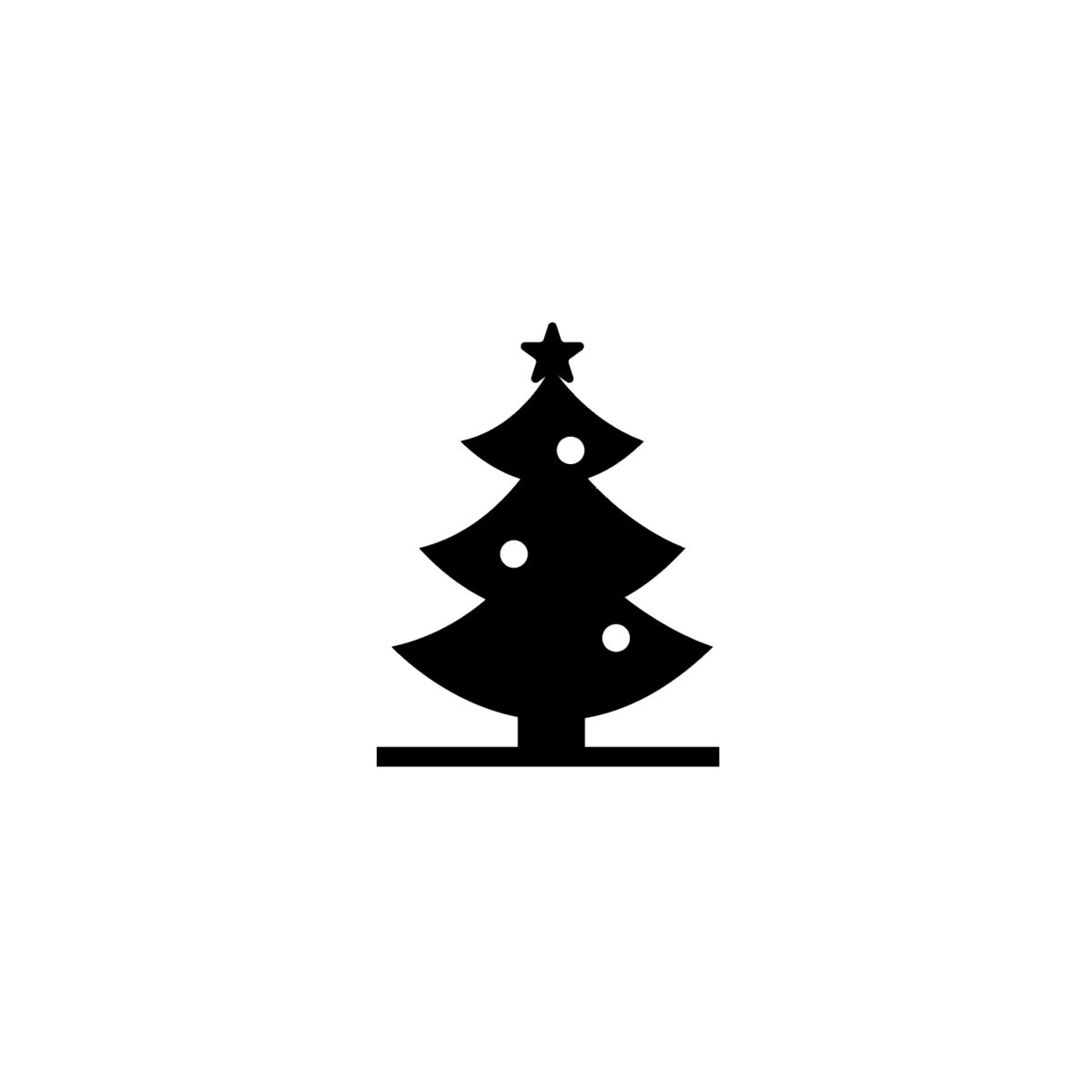 Element Weihnachtsbaum klein -S8-