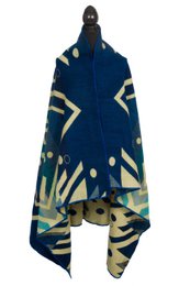 Mini coperta in alpaca ecuadoriana | coperta nativa | Mini Imbabura Blu
