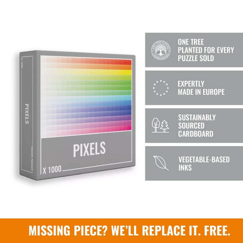 Pixels Jigsaw Puzzle (1000 pieces)
