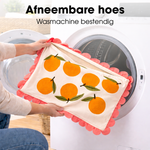 Sierkussen  Gebroken wit