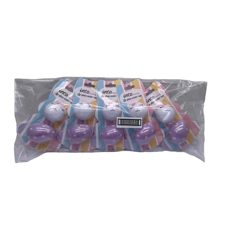Lot de 2 gloss à lèvres dans une boîte Lapin de Pâques