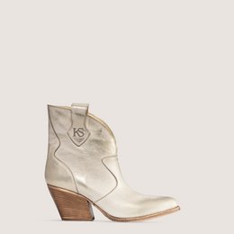 Velvet Mirage Halo Texan Ankle Boots