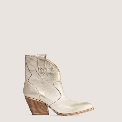 Velvet Mirage Halo Texan Ankle Boots