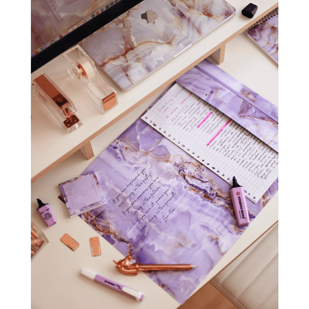 Dokumentenordner in luxuriösem Amethyst