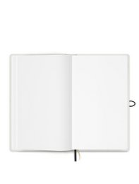 Notebook with button - linen - Moss Agate - FSC Mix Credit