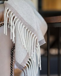 Merino/cashmere Throw Blanket MILANO - beige