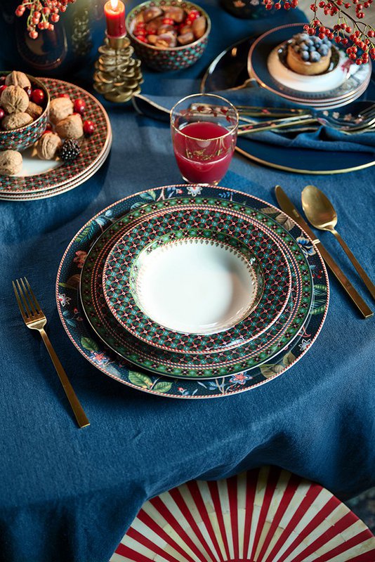 Deep Plate Clover Green 21.5cm