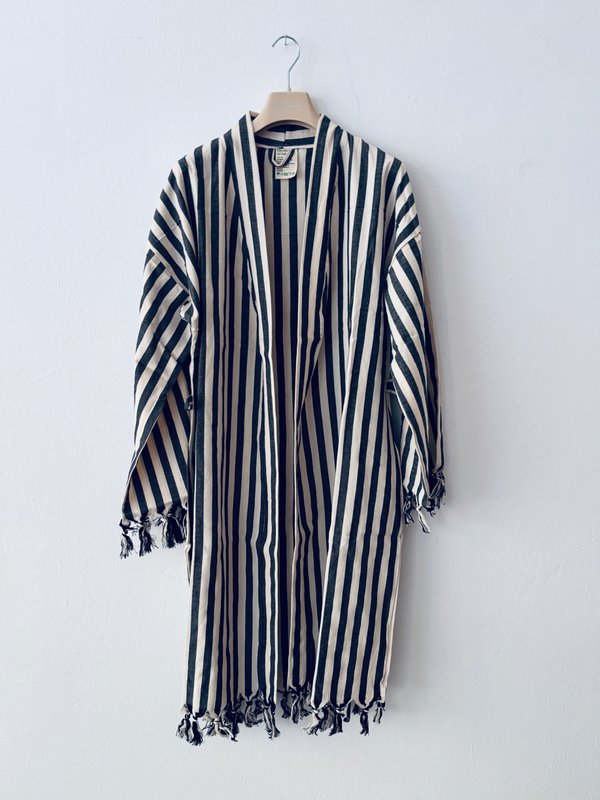 KIMONO - MEDITERRANEAN - BLACK - WHITE FAIR