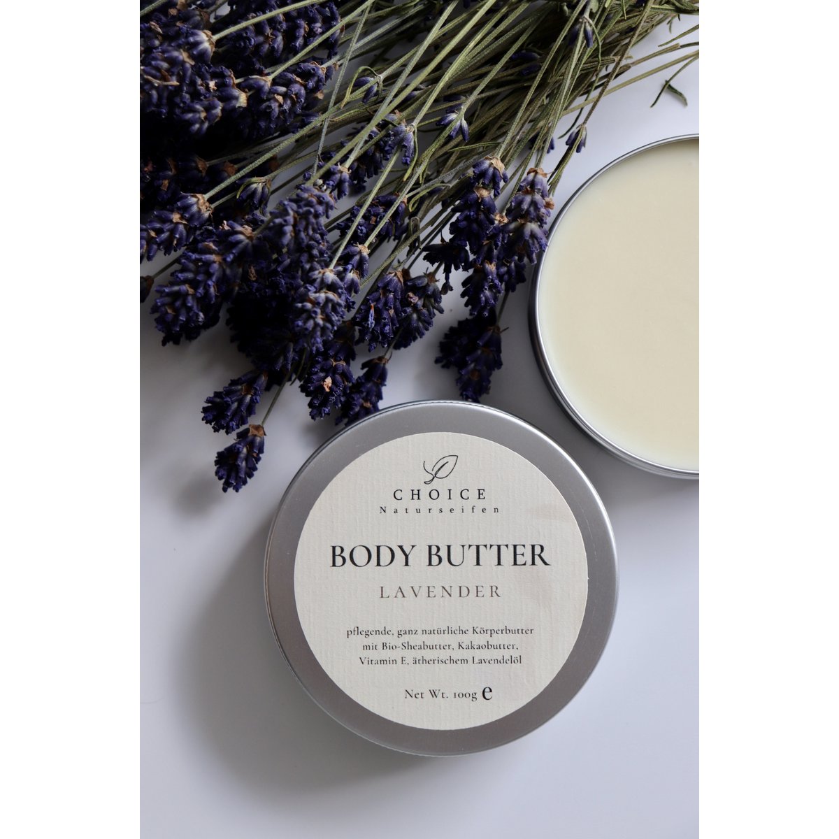 Körperbutter (100g) Body Butter NO WATER, vegan, palmölfrei