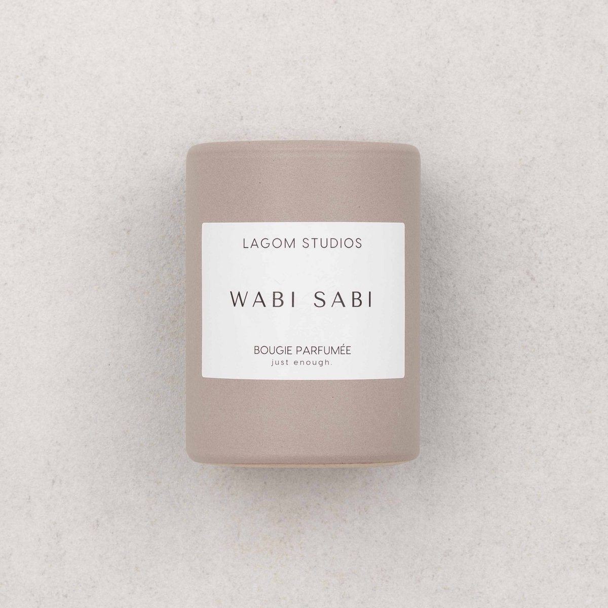 Candela profumata wabi sabi