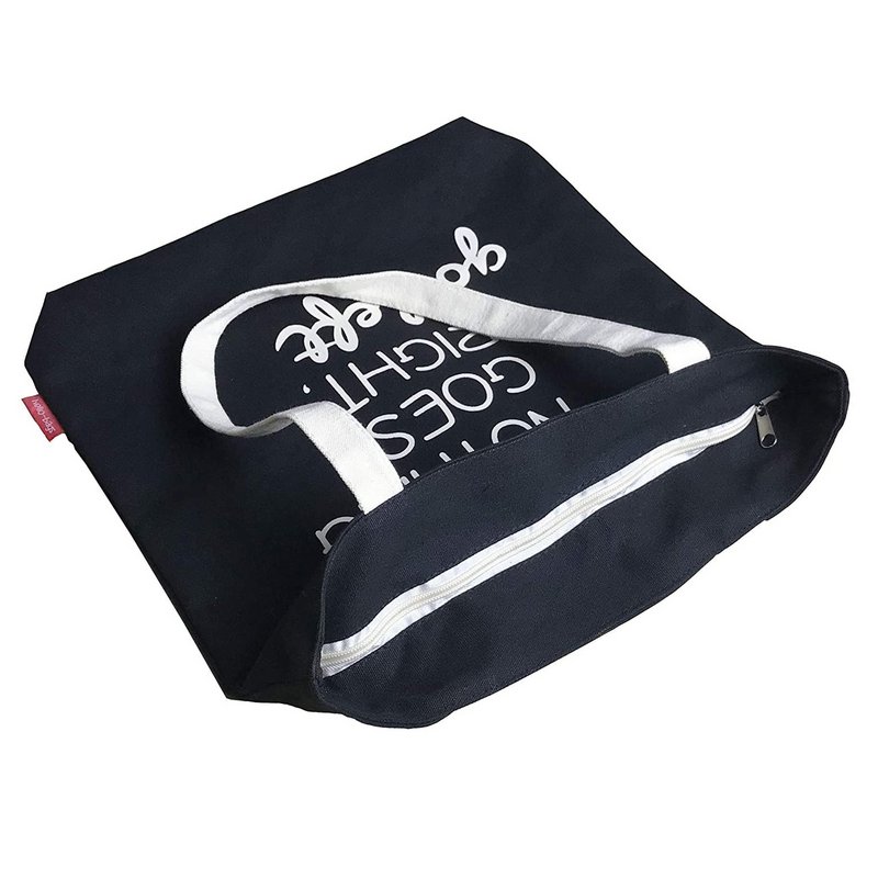 Totebags Model big bag "IF Nothing Goes Right, Go Left"