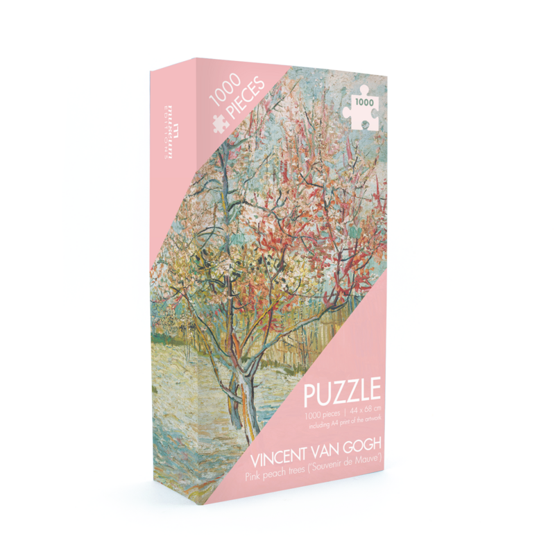 Jigsaw puzzle, 1000 pieces, Pink peach trees,  (Souvenir de Mauve), Van Gogh