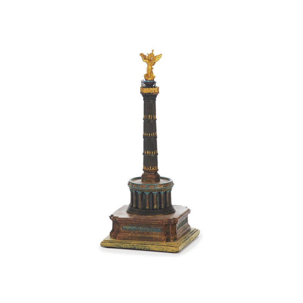 Berlin victory column made of poly, 9x9x21cm