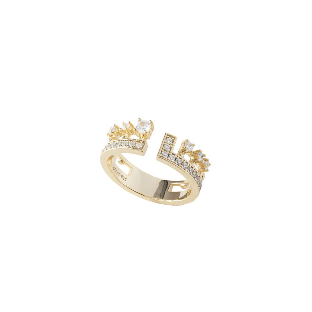 TIARA I - THE CROWN RING - GOLD