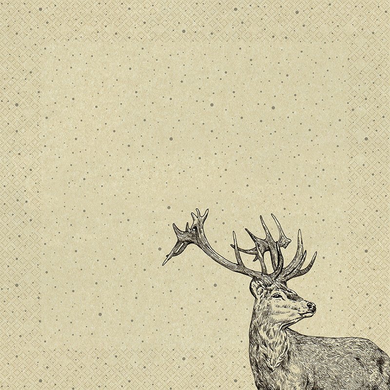 Proud Deer Recycled Tissue Lunch Napkins