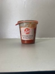 Veggie Bolo pasta sauce, a flavorful tomato-based sauce with a blend of vegetables, perfect for pasta dishes.